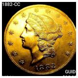 1882-CC $20 Gold Double Eagle UNCIRCULATED