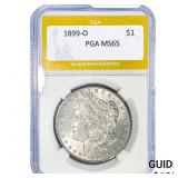 1899-O Morgan Silver Dollar PGA MS65