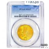 1912 $10 Gold Eagle PCGS MS63