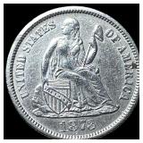 1873 Seated Liberty Dime CLOSELY UNCIRCULATED