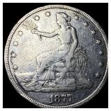 1877 Silver Trade Dollar LIGHTLY CIRCULATED
