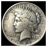 1921 Silver Peace Dollar LIGHTLY CIRCULATED