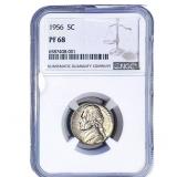 1956 Jefferson Nickel NGC PF68