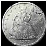 1877-S Silver Seated Liberty Half Dollar  NICELY