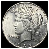 1934 Silver Peace Dollar UNCIRCULATED