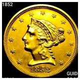 1852 $2.50 Gold Quarter Eagle CHOICE BU+
