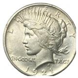 1921 Silver Peace Dollar