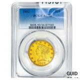 1852 $10 Gold Eagle PCGS MAU50