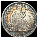 1839 Seated Liberty Half Dime NEARLY UNCIRCULATED