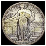 1917-S Silver Standing Liberty Quarter NICELY CIRC