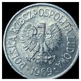1969 Poland 10 Groszy