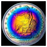 1877-S Toned Silver Trade Dollar