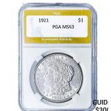 1921 Morgan Silver Dollar PGA MS63