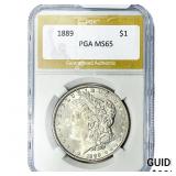 1889 Morgan Silver Dollar PGA MS65
