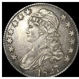 1827 Capped Bust Half Dollar NEARLY UNCIRCULATED