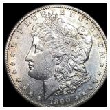 1890-S Silver Morgan Dollar CHOICE AU