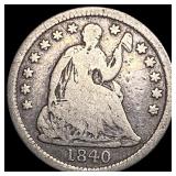 1840 Seated Liberty Half Dime NICELY CIRCULATED