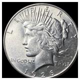 1926-S Silver Peace Dollar CLOSELY UNCIRCULATED