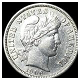1906-S Silver Barber Dime CLOSELY  UNCIRCULATED