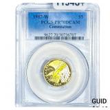 1987 1/4oz Gold $5 Bicentennial of Constitution