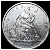 1860-O Silver Half Dollar CLOSELY UNCIRCULATED