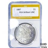 1887 Morgan Silver Dollar PGA Brilliant UNC