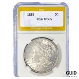1889 Morgan Silver Dollar PGA MS65