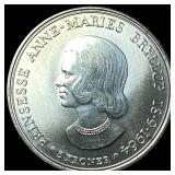1964 Denmark Silver 5 Kroner- Wedding Commem.