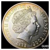 2002 Guernsey Silver 1 Pound .919 ASW