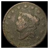 1825 Coronet Head Large Cent NICELY CIRCULATED