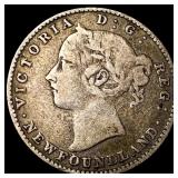1894 Newfoundland Silver 10 Cents