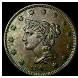 1841 Braided Hair Large Cent UNCIRCULATED