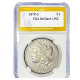 1878-S Morgan Silver Dollar PGA Brilliant UNC