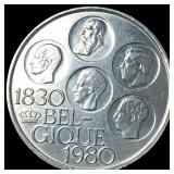 1980 Belgium Copper Nickel 500 Francs