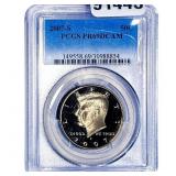 2007-S Kennedy Half Dollar PCGS PR69 DCAM