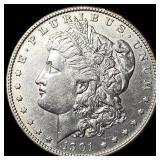 1901-S Morgan Silver Dollar CHOICE AU