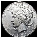1927 Peace Silver Dollar CLOSELY UNCIRCULATED