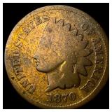 1870 Indian Head Cent NICELY CIRCULATED