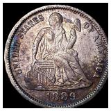 1889 Seated Liberty Dime CLOSELY UNCIRCULATED