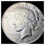 1927 Peace Silver Dollar NEARLY UNCIRCULATED