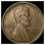 1914-D Lincoln Wheat Cent LIGHTLY CIRCULATED