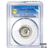 1943-D Mercury Silver Dime PCGS MS66 FB
