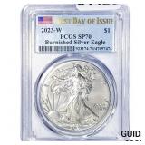 2023-W Burnished SE $1 1oz  PCGS SP70