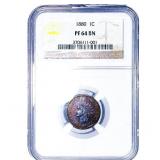 1880 Indian Head Cent NGC PF64 BN