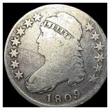 1809 Capped Bust Half Dollar NICELY CIRCULATED