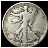 1921-D Walking Liberty Half Dollar NICELY  CIRCUL