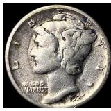 1925-S Silver Mercury Dime LIGHTLY CIRCULATED