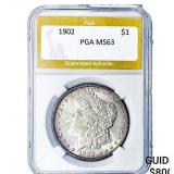 1902 Morgan Silver Dollar PGA MS63