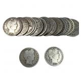[20 Coins] Mixed Dates Barber Half Dollar