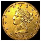 1902-S Gold $10 Liberty Head Eagle UNCIRCULATED